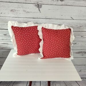 Never used. ( my mom) homemade pillows